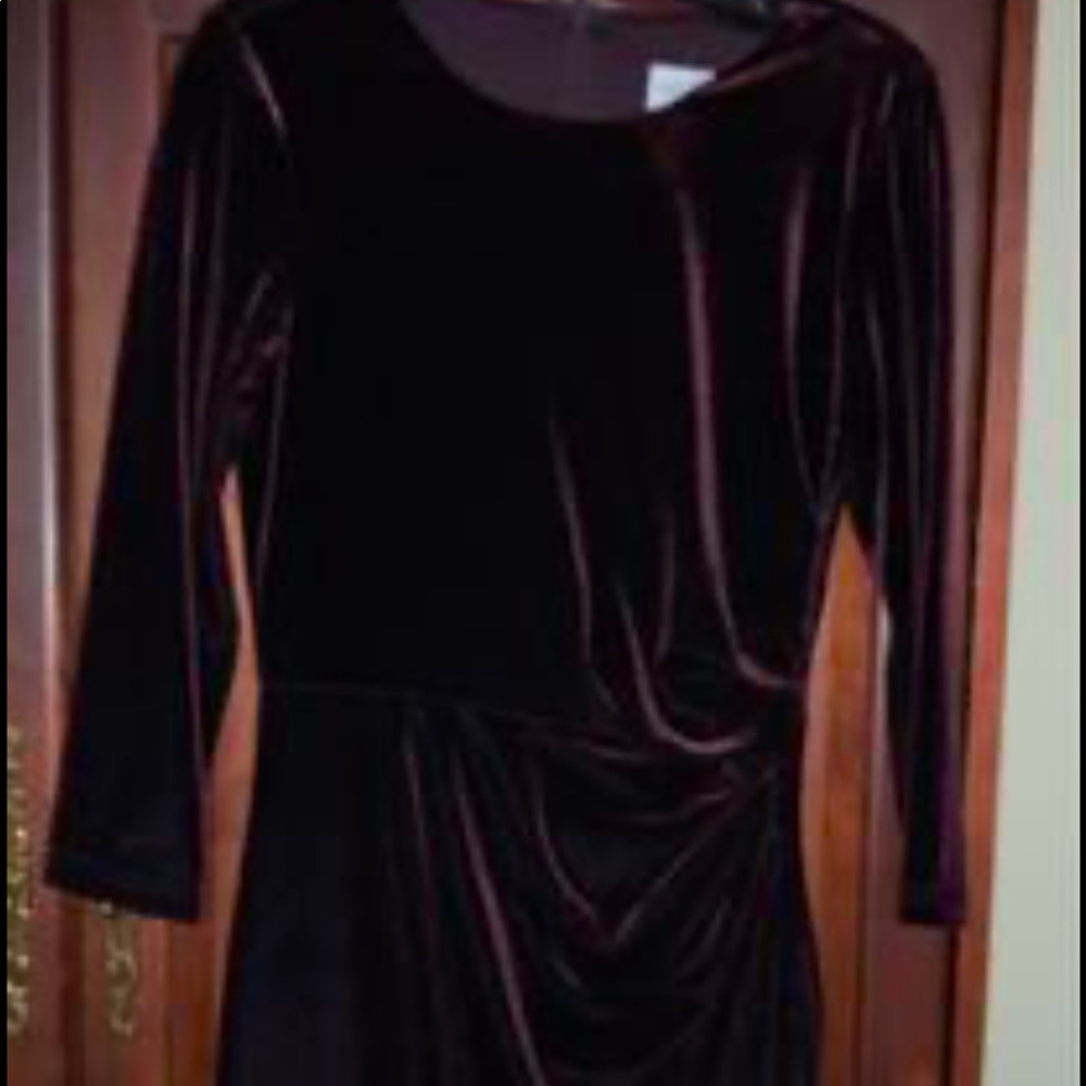 Burgundy Petite Dress